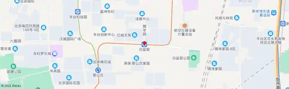 北京白盆窑_公交站地图_北京公交_妙搜公交查询2025