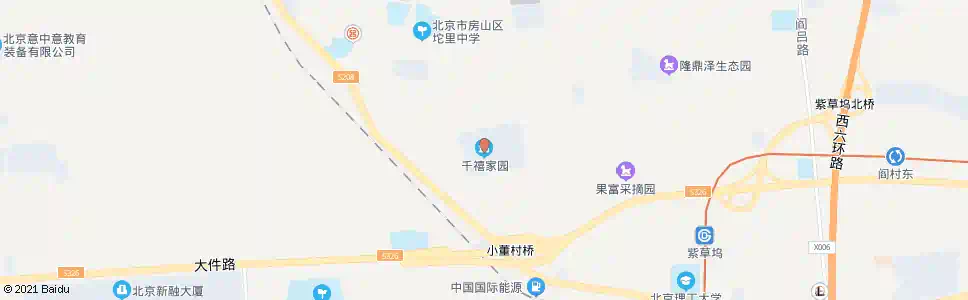 北京千禧家园_公交站地图_北京公交_妙搜公交查询2025
