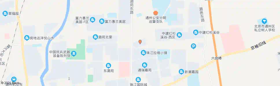 北京上潞园小区_公交站地图_北京公交_妙搜公交查询2025