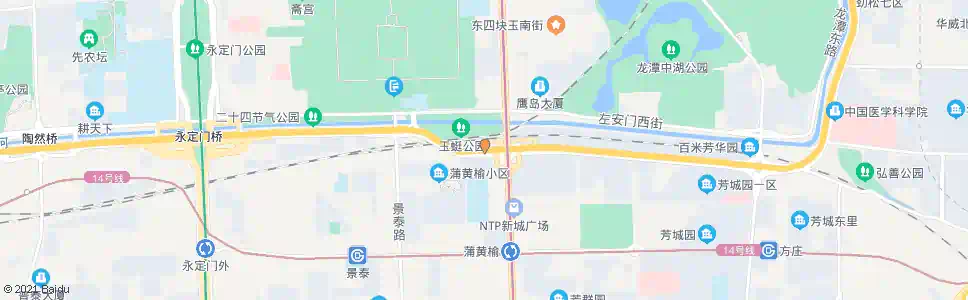 北京玉蜓桥西_公交站地图_北京公交_妙搜公交查询2025