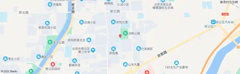 北京密云法制公园_公交站地图_北京公交_妙搜公交查询2025