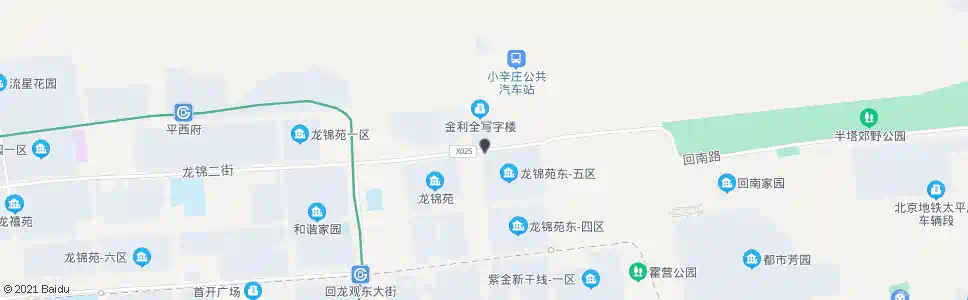 北京小辛庄西_公交站地图_北京公交_妙搜公交查询2025