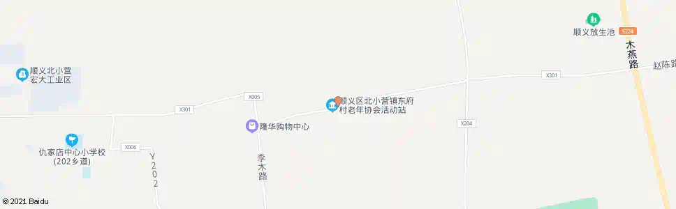 北京府东街_公交站地图_北京公交_妙搜公交查询2025