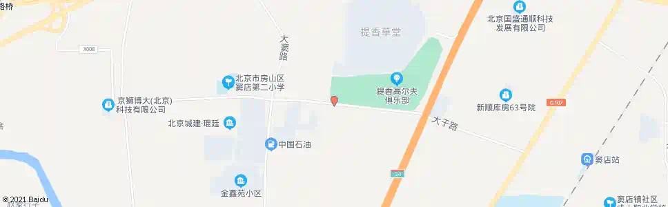 北京房山于庄东_公交站地图_北京公交_妙搜公交查询2025