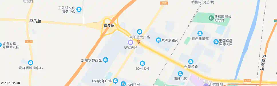 北京京良环岛东_公交站地图_北京公交_妙搜公交查询2025