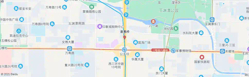 北京公主坟北_公交站地图_北京公交_妙搜公交查询2025