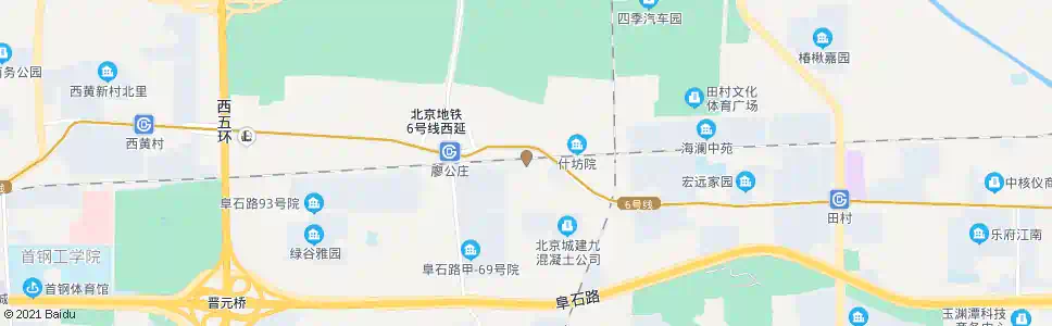 北京廖公庄公交场站_公交站地图_北京公交_妙搜公交查询2025