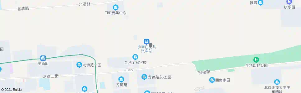 北京小辛庄村_公交站地图_北京公交_妙搜公交查询2025