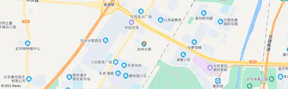 北京加州水郡_公交站地图_北京公交_妙搜公交查询2025