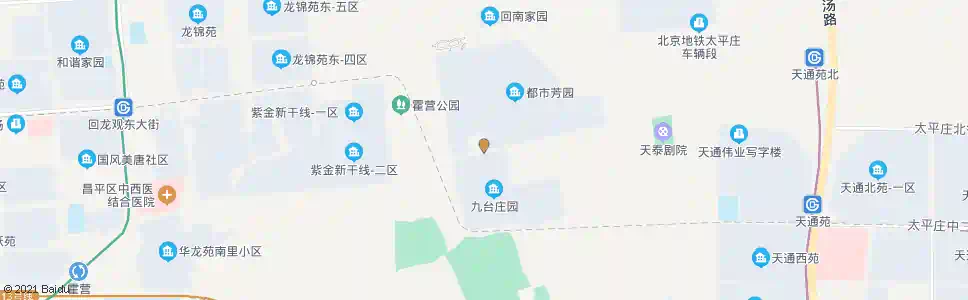 北京九台庄园_公交站地图_北京公交_妙搜公交查询2025