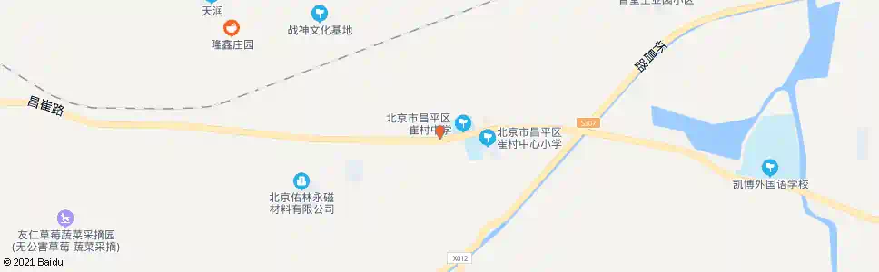 北京崔村镇政府_公交站地图_北京公交_妙搜公交查询2025