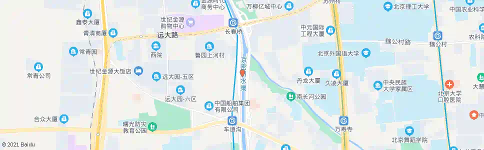 北京麦钟桥_公交站地图_北京公交_妙搜公交查询2025