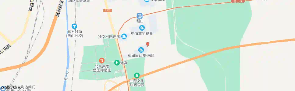 北京稻田一村_公交站地图_北京公交_妙搜公交查询2025
