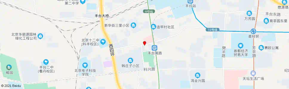 北京韩庄子北_公交站地图_北京公交_妙搜公交查询2025