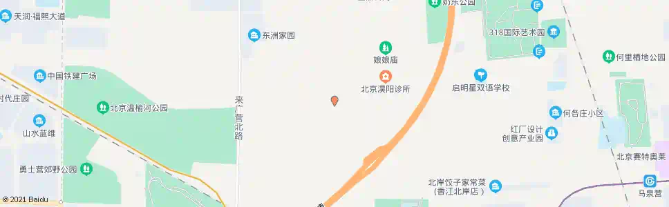 北京奶西村南_公交站地图_北京公交_妙搜公交查询2025