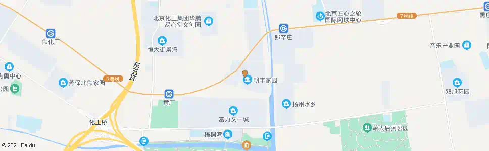 北京朝丰家园南_公交站地图_北京公交_妙搜公交查询2025