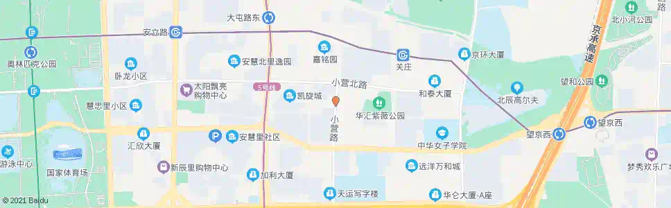 北京育慧西里_公交站地图_北京公交_妙搜公交查询2025