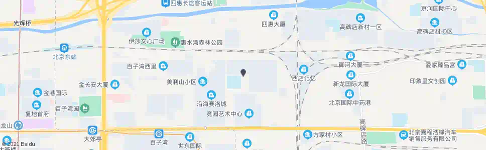 北京百子湾家园南站_公交站地图_北京公交_妙搜公交查询2025