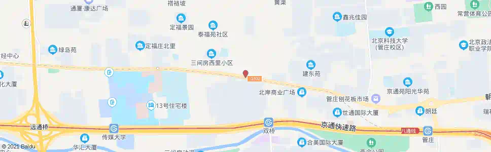 北京朝阳路三间房_公交站地图_北京公交_妙搜公交查询2025