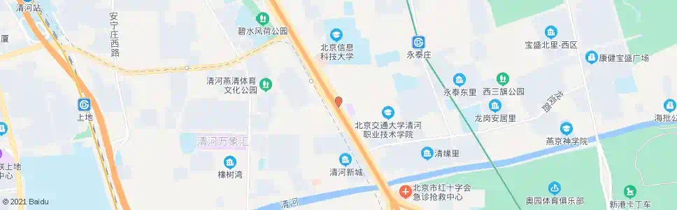 北京清河北_公交站地图_北京公交_妙搜公交查询2025