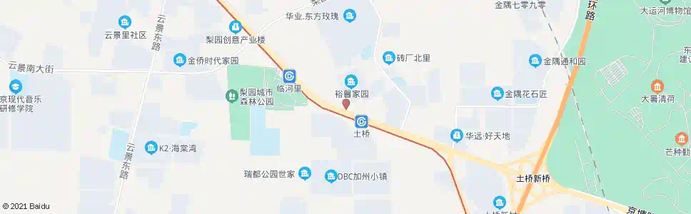 北京土桥超市_公交站地图_北京公交_妙搜公交查询2025