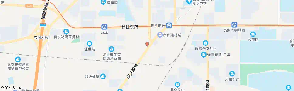 北京良乡开发区_公交站地图_北京公交_妙搜公交查询2025