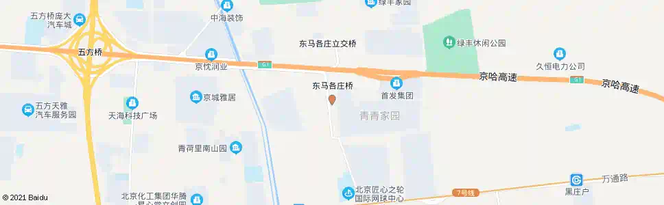 北京青青家园_公交站地图_北京公交_妙搜公交查询2025