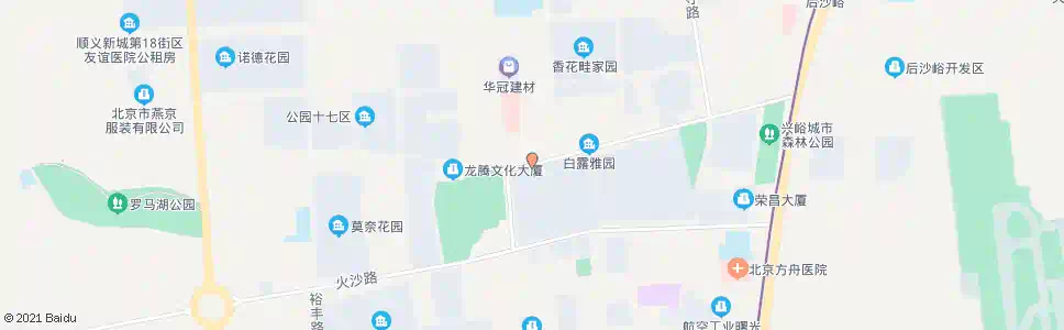 北京后沙峪政府_公交站地图_北京公交_妙搜公交查询2025