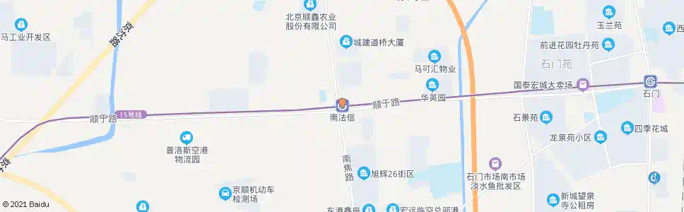 北京南法信站_公交站地图_北京公交_妙搜公交查询2025