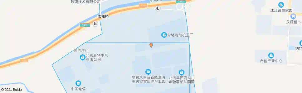 北京太和庄东村_公交站地图_北京公交_妙搜公交查询2025