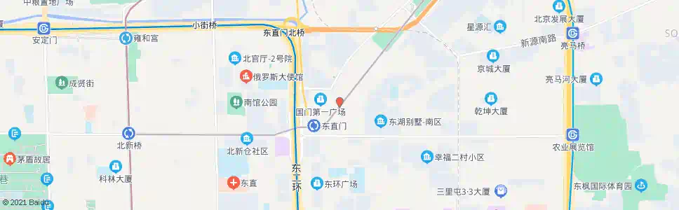 北京东外斜街_公交站地图_北京公交_妙搜公交查询2025