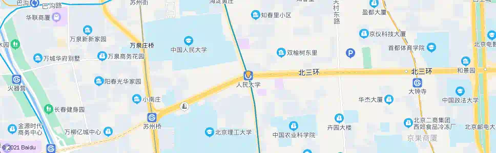 北京人民大学站_公交站地图_北京公交_妙搜公交查询2025