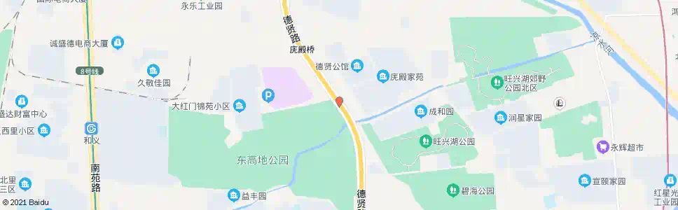 北京庑殿桥南_公交站地图_北京公交_妙搜公交查询2025