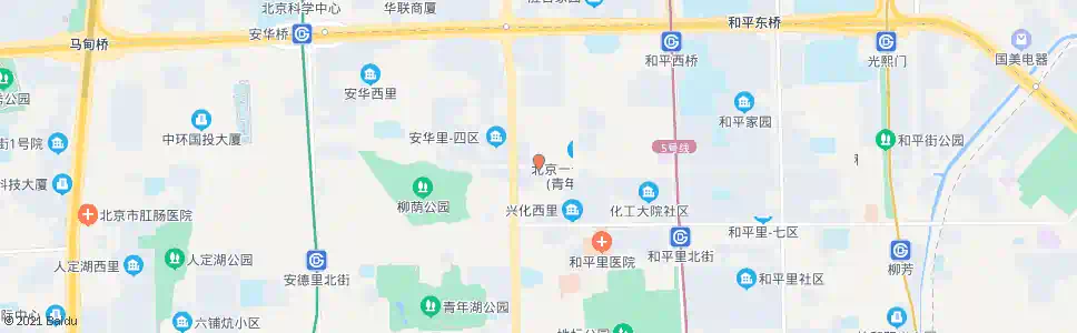 北京小黄庄_公交站地图_北京公交_妙搜公交查询2025