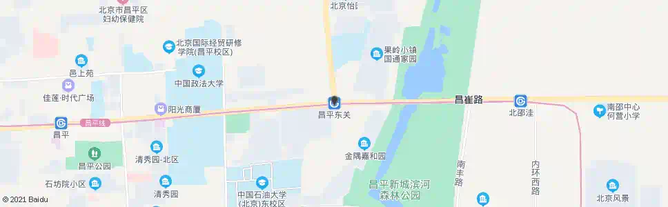北京昌平东关_公交站地图_北京公交_妙搜公交查询2025