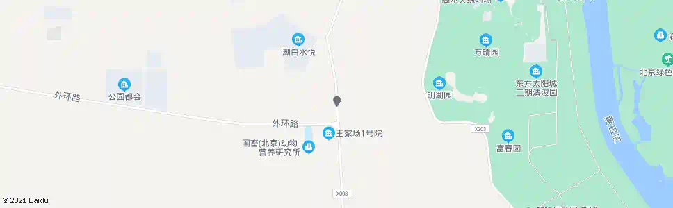 北京王家场北_公交站地图_北京公交_妙搜公交查询2025