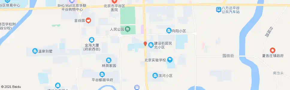 北京平谷北小区_公交站地图_北京公交_妙搜公交查询2025