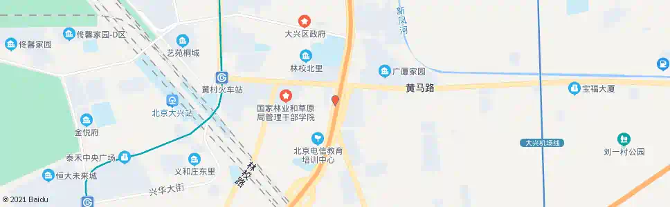 北京大兴桥南_公交站地图_北京公交_妙搜公交查询2025