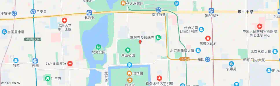 北京景山东街_公交站地图_北京公交_妙搜公交查询2025