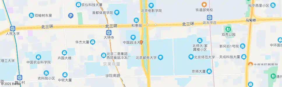 北京蓟门桥南_公交站地图_北京公交_妙搜公交查询2025