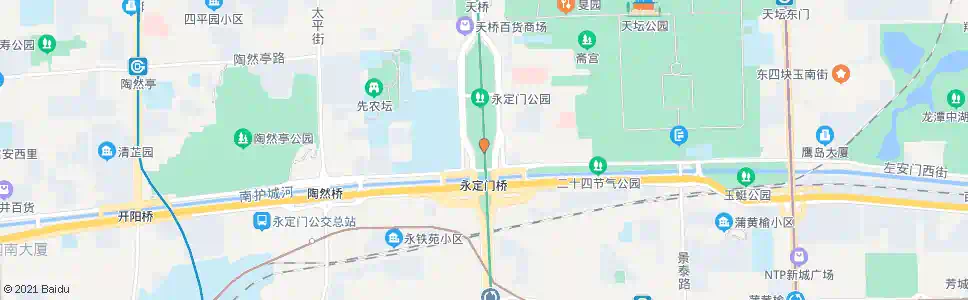 北京永定门内_公交站地图_北京公交_妙搜公交查询2025