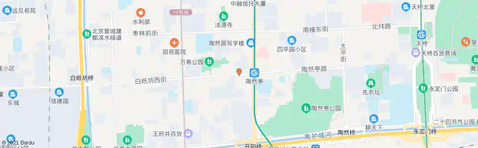 北京自新路口西_公交站地图_北京公交_妙搜公交查询2025