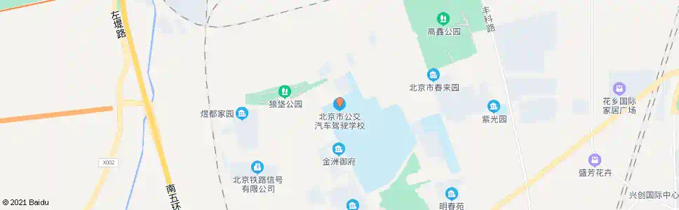 北京花乡驾校_公交站地图_北京公交_妙搜公交查询2025