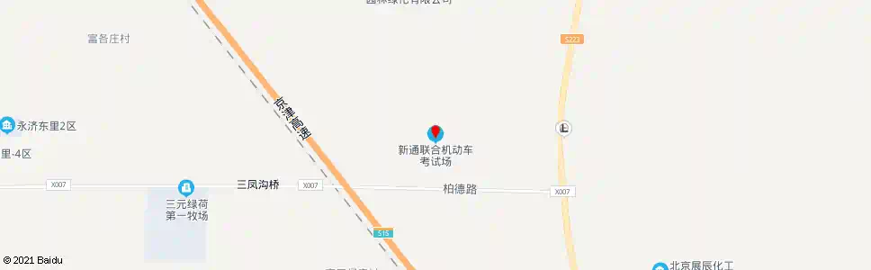 北京京通联合考试场_公交站地图_北京公交_妙搜公交查询2025