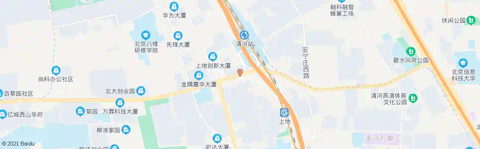 北京上地三街东口_公交站地图_北京公交_妙搜公交查询2025