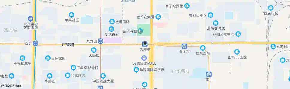 北京大郊亭站_公交站地图_北京公交_妙搜公交查询2025