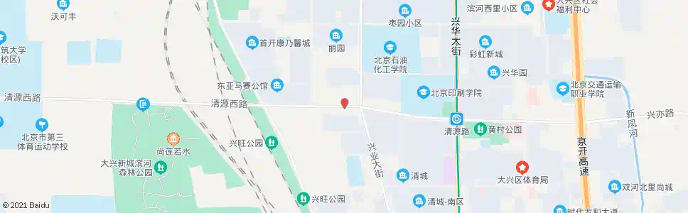 北京清源西路_公交站地图_北京公交_妙搜公交查询2025