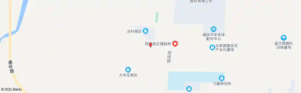 北京大辛庄村_公交站地图_北京公交_妙搜公交查询2025