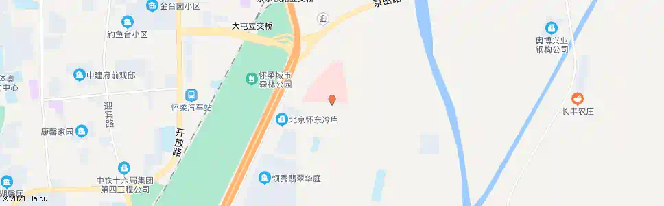 北京怀柔区新医院_公交站地图_北京公交_妙搜公交查询2025