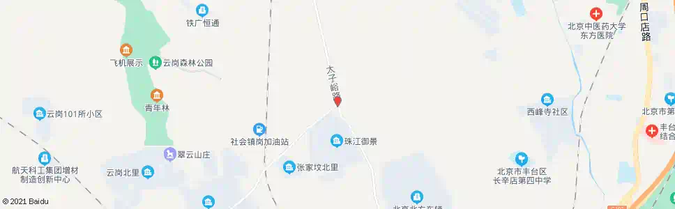 北京镇岗塔路_公交站地图_北京公交_妙搜公交查询2025